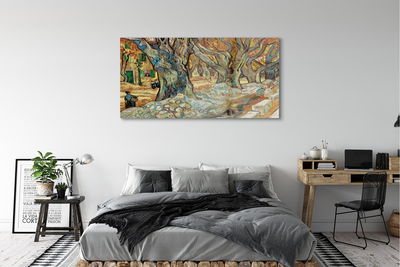 Acrylglasbilder Abstrakte kunst städtischer markt