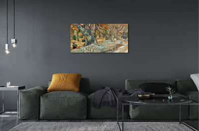 Acrylglasbilder Abstrakte kunst städtischer markt