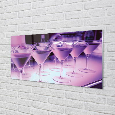 Acrylglasbilder Cocktails in gläsern