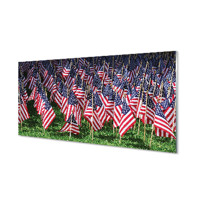 Acrylglasbilder Usa flags