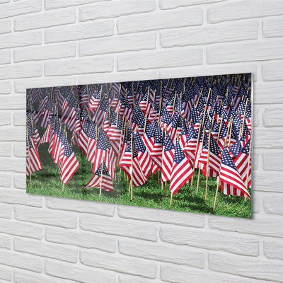 Acrylglasbilder Usa flags