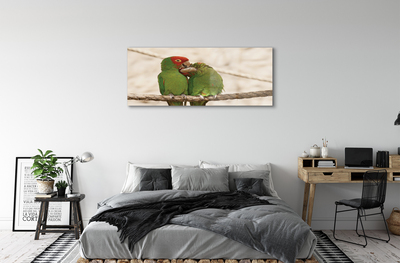 Acrylglasbilder Grüne papageien
