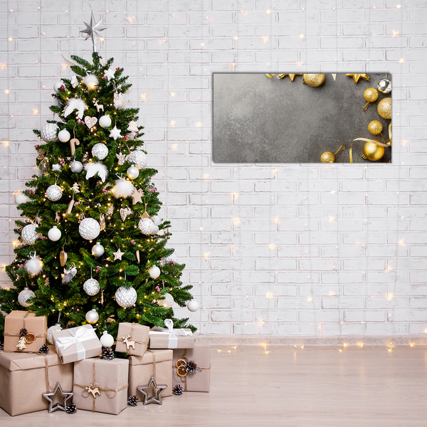 Acrylglasbilder Golden Stars Weihnachtsferien