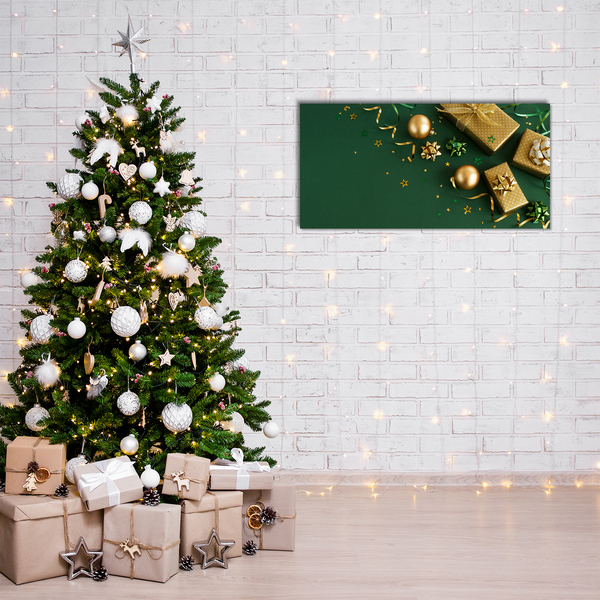Glasbild aus Plexiglas® Geschenke Winter-Feiertags-Dekorationen