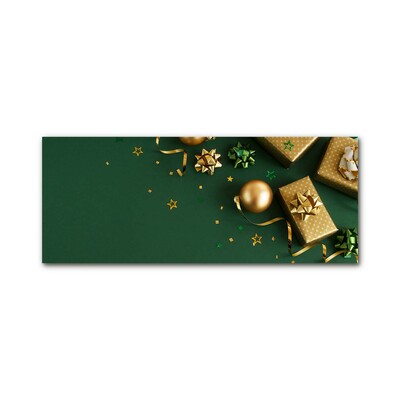 Glasbild aus Plexiglas® Geschenke Winter-Feiertags-Dekorationen