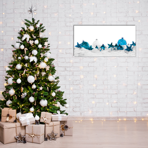 Acrylglasbilder Schneekugeln Weihnachtsschmuck