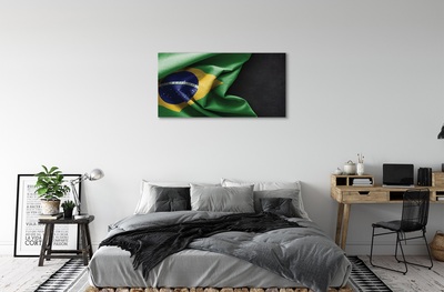 Leinwandbilder Brasilien-Flagge