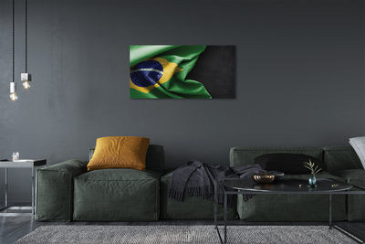 Leinwandbilder Brasilien-Flagge