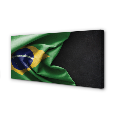 Leinwandbilder Brasilien-Flagge