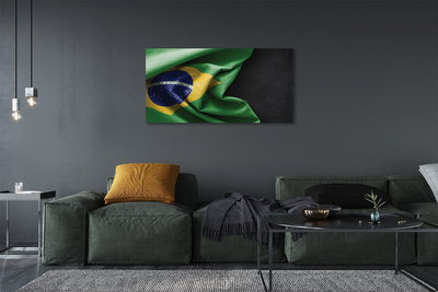 Leinwandbilder Brasilien-Flagge