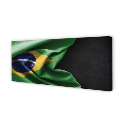 Leinwandbilder Brasilien-Flagge