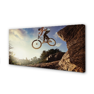 Leinwandbilder Mountainbike Himmel Wolken