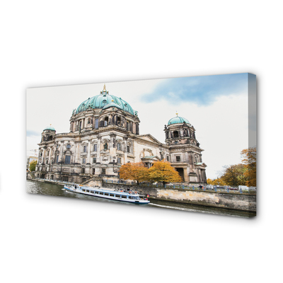 Leinwandbilder Deutschland Fluss Berliner Dom