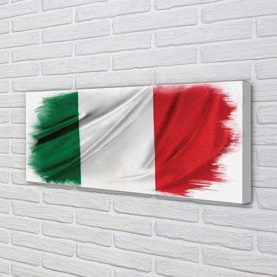 Leinwandbilder Flagge von Italien