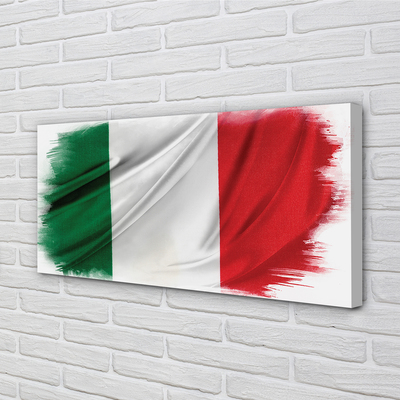 Leinwandbilder Flagge von Italien