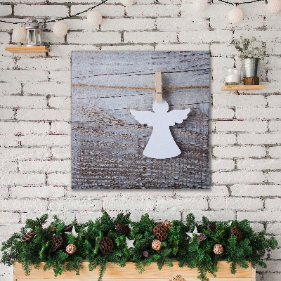 Leinwand-Bilder Heiliger Engel Winter-