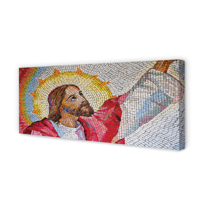 Leinwandbilder Jesus-Mosaik