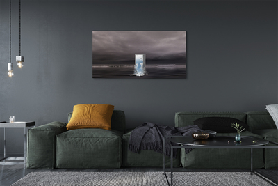 Leinwandbilder Tür Himmel Meer