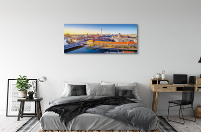 Leinwandbilder Berlin Fluss Brücken