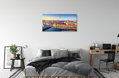 Leinwandbilder Berlin Fluss Brücken