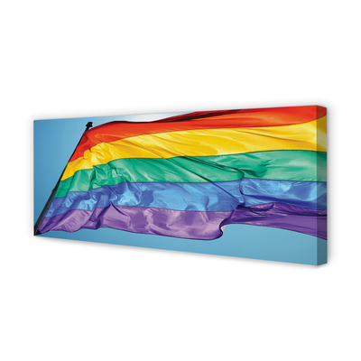 Leinwandbilder bunte Flagge