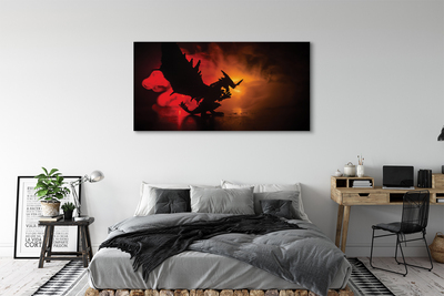 Leinwandbilder Black Dragon Wolken