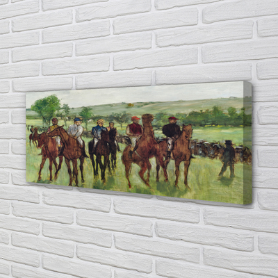 Leinwandbilder Reiten auf dem Pferd Kunst