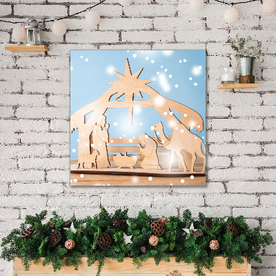 Canvas Kunstdruck Stabiles Weihnachten Winter