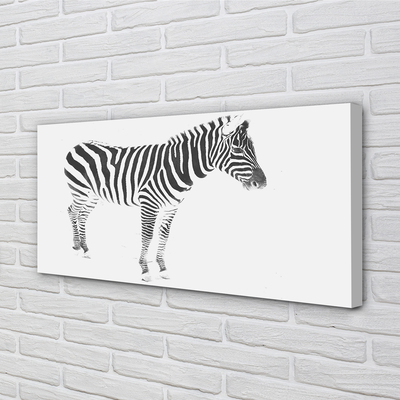 Leinwandbilder painted Zebra