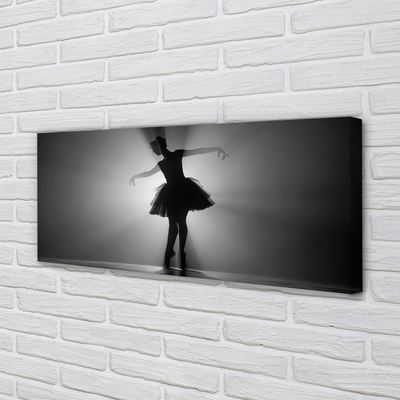 Leinwandbilder grauer Hintergrund Ballerina