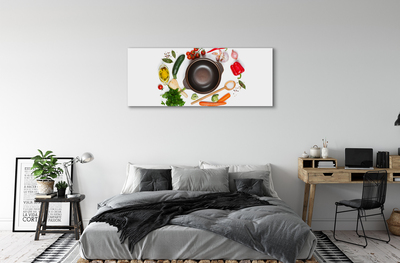 Leinwandbilder Löffel Tomaten Petersilie
