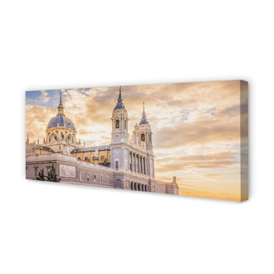 Leinwandbilder Spanien Kathedrale Sonnenuntergang