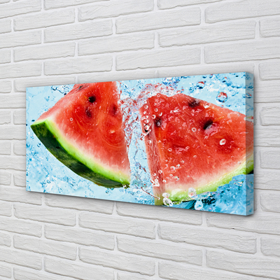 Leinwandbilder Wassermelone Wasser