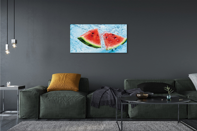 Leinwandbilder Wassermelone Wasser