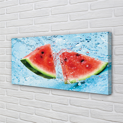 Leinwandbilder Wassermelone Wasser