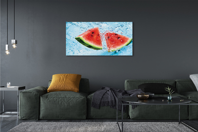 Leinwandbilder Wassermelone Wasser