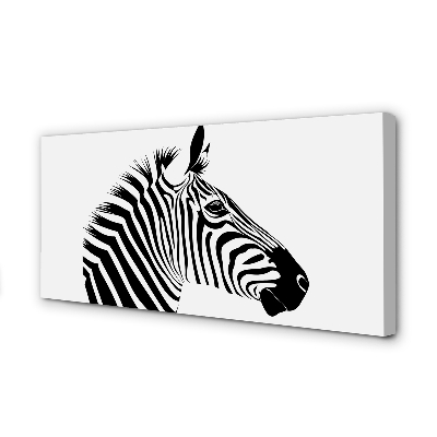 Leinwandbilder Illustration von Zebra