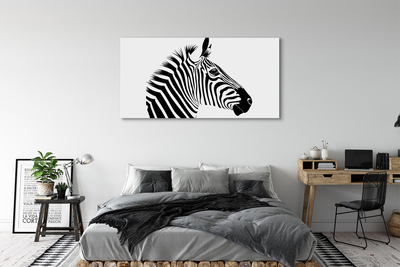 Leinwandbilder Illustration von Zebra