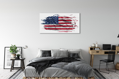 Leinwandbilder United States flag