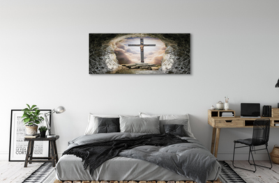 Leinwandbilder Kellerlicht Kreuz Jesus