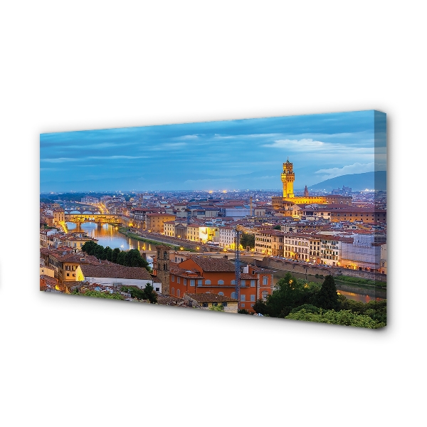 Leinwandbilder Italien Sunset Panorama