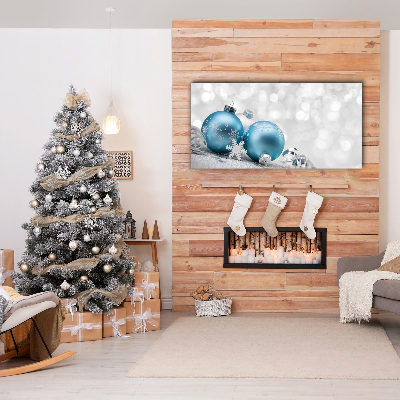 Leinwand-Bilder Flitter Winter-Feiertags-Dekorationen