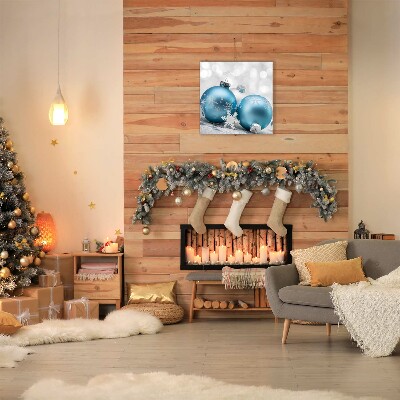 Leinwand-Bilder Flitter Winter-Feiertags-Dekorationen