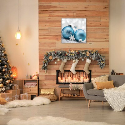 Leinwand-Bilder Flitter Winter-Feiertags-Dekorationen