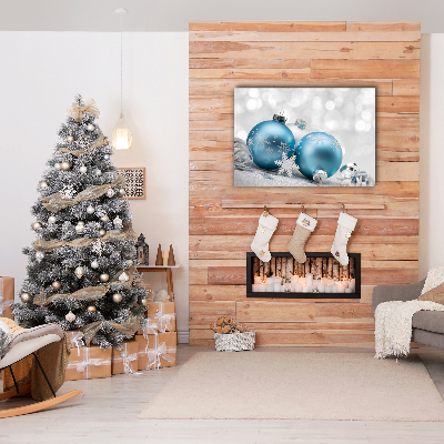 Leinwand-Bilder Flitter Winter-Feiertags-Dekorationen