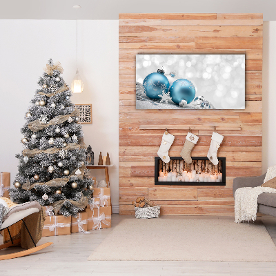 Leinwand-Bilder Flitter Winter-Feiertags-Dekorationen