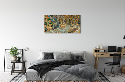 Leinwandbilder Abstrakte Kunst städtischer Markt