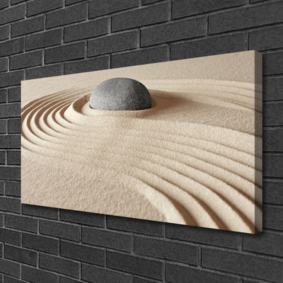 Canvas Kunstdruck Sand Stein Kunst