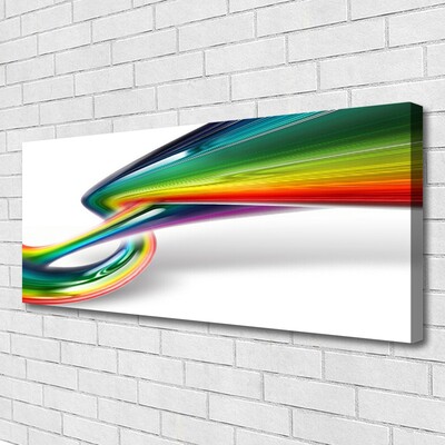 Canvas Kunstdruck Abstrakter Regenbogen Kunst