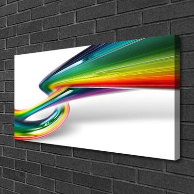 Canvas Kunstdruck Abstrakter Regenbogen Kunst